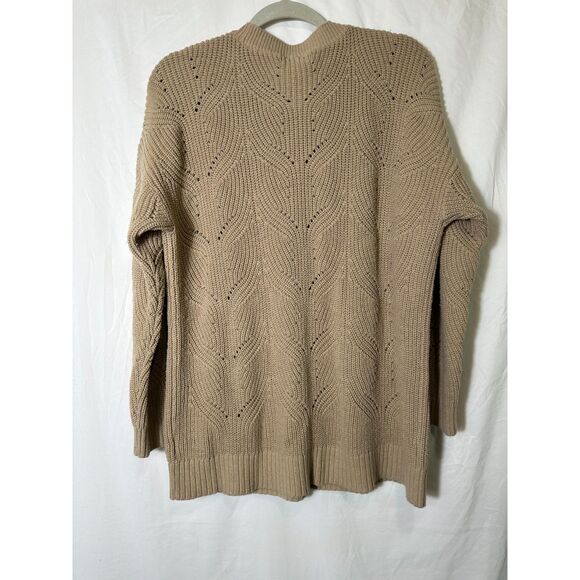 Torrid Women's Pointelle V-Neck Long Sleeve Oversized Sweater, Size (1) M - Picture 3 of 3